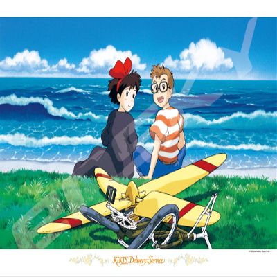 1000-272 Jigsaw Puzzle, 1000 Piece Kiki's Delivery Service, Two of the Seaside, 19.7 x 29.5 inches (50 x 75 cm)