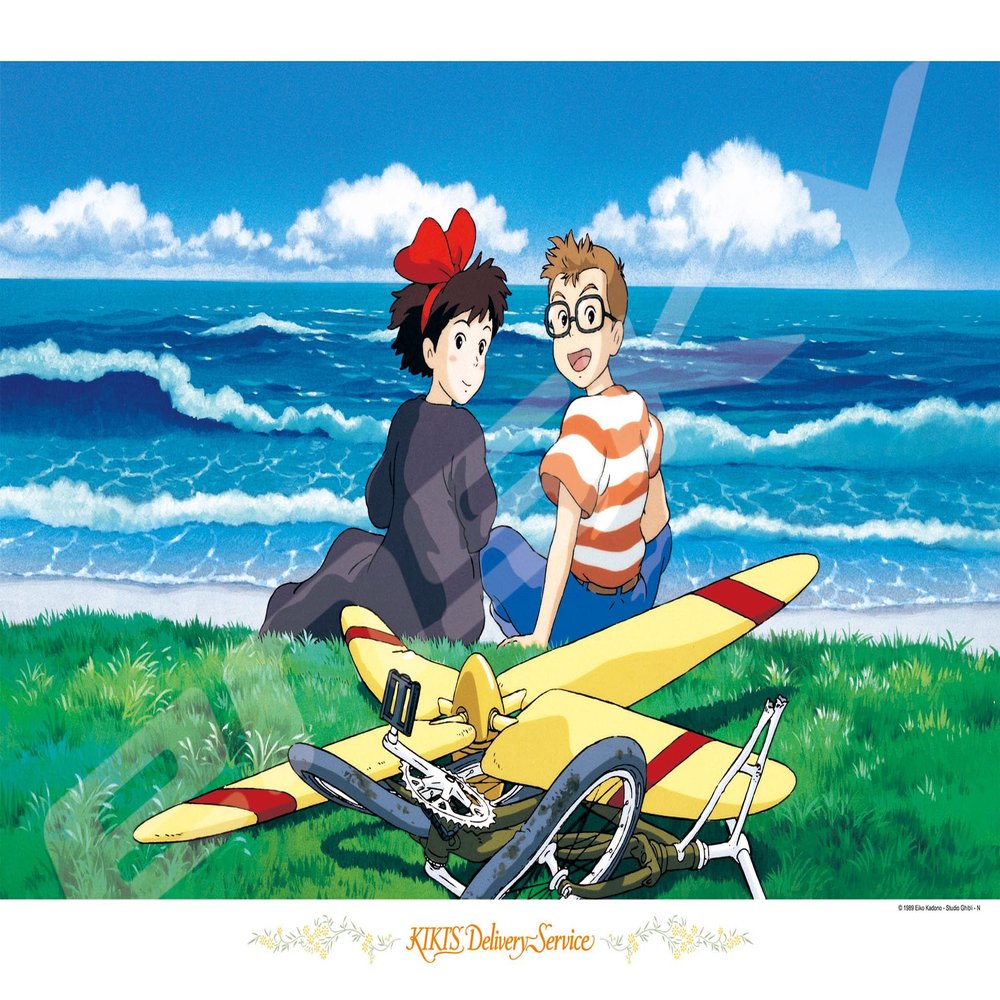 1000-272 Jigsaw Puzzle, 1000 Piece Kiki's Delivery Service, Two of the Seaside, 19.7 x 29.5 inches (50 x 75 cm)