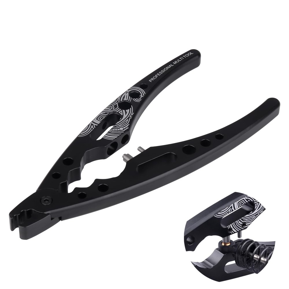 AllinRC Metal Shock Absorber Pliers Rod Ball Clamp Multi-Function RC Tool for RC Model 1/8 1/10 1/16 1/18 RC Car Crawler Truck