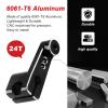AllinRC Metal Aluminum Servo Horn for Axial SCX24 Servo AS-1 AXI31619 (Black) view 2