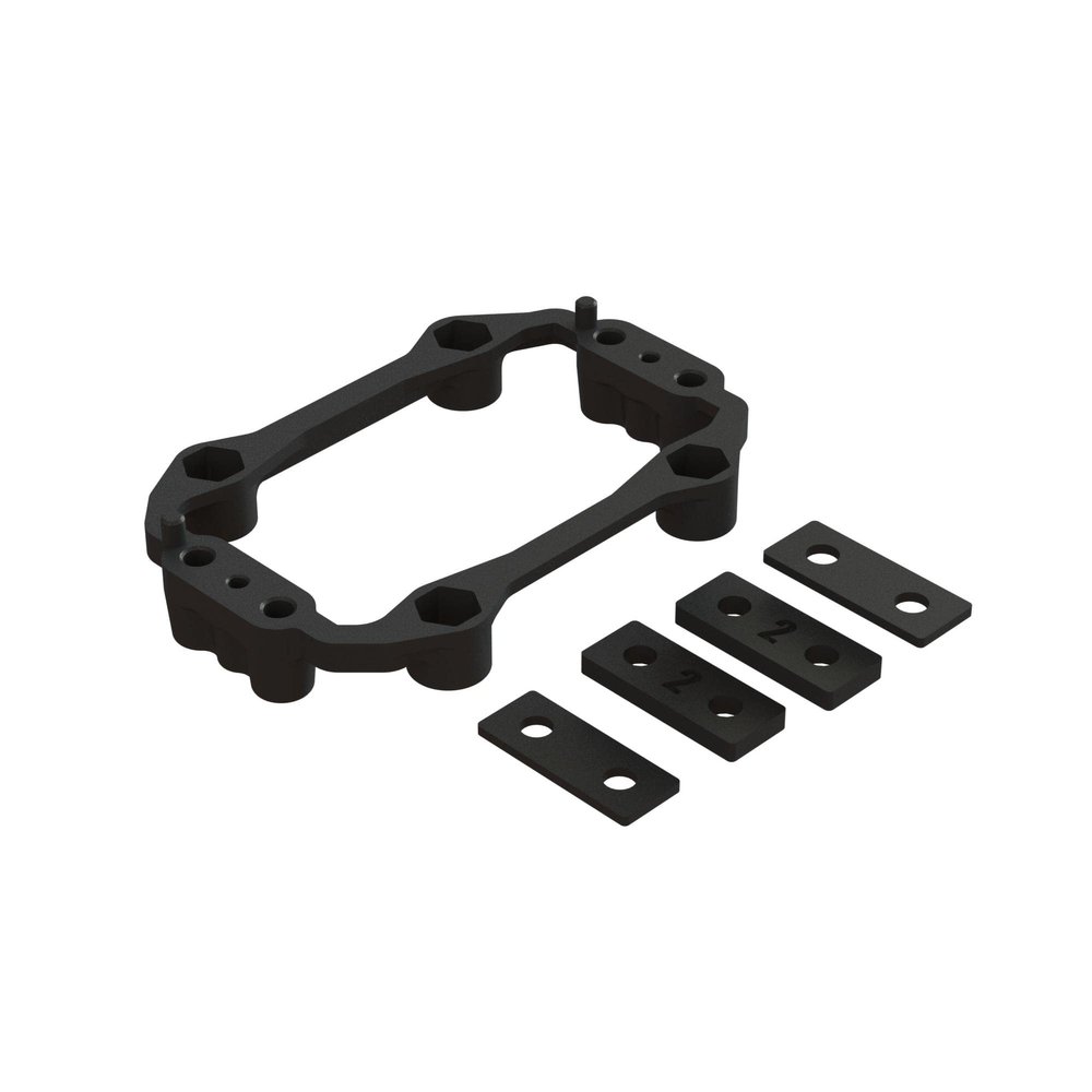 ARRMA Aluminum Servo Mount Plastic Holder Set, ARA320650