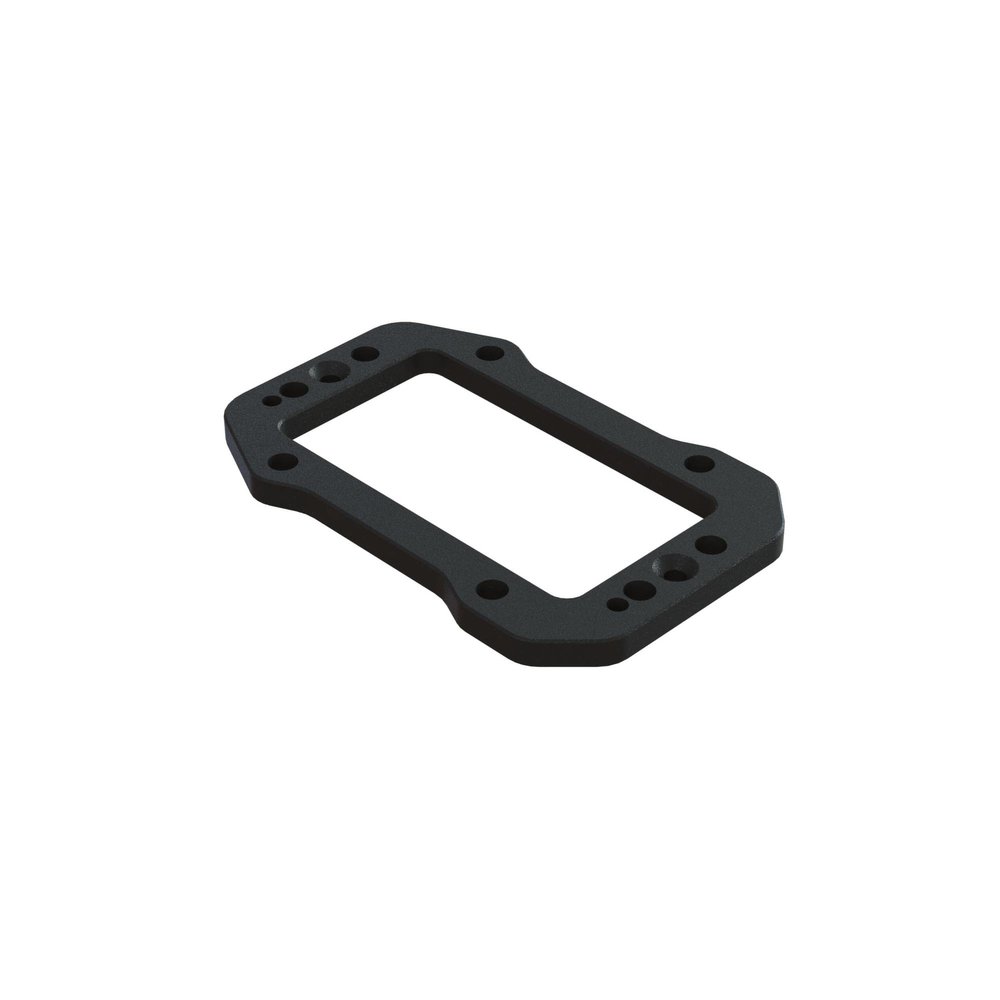 ARRMA Aluminum Servo Mount Plate Black, ARA320649