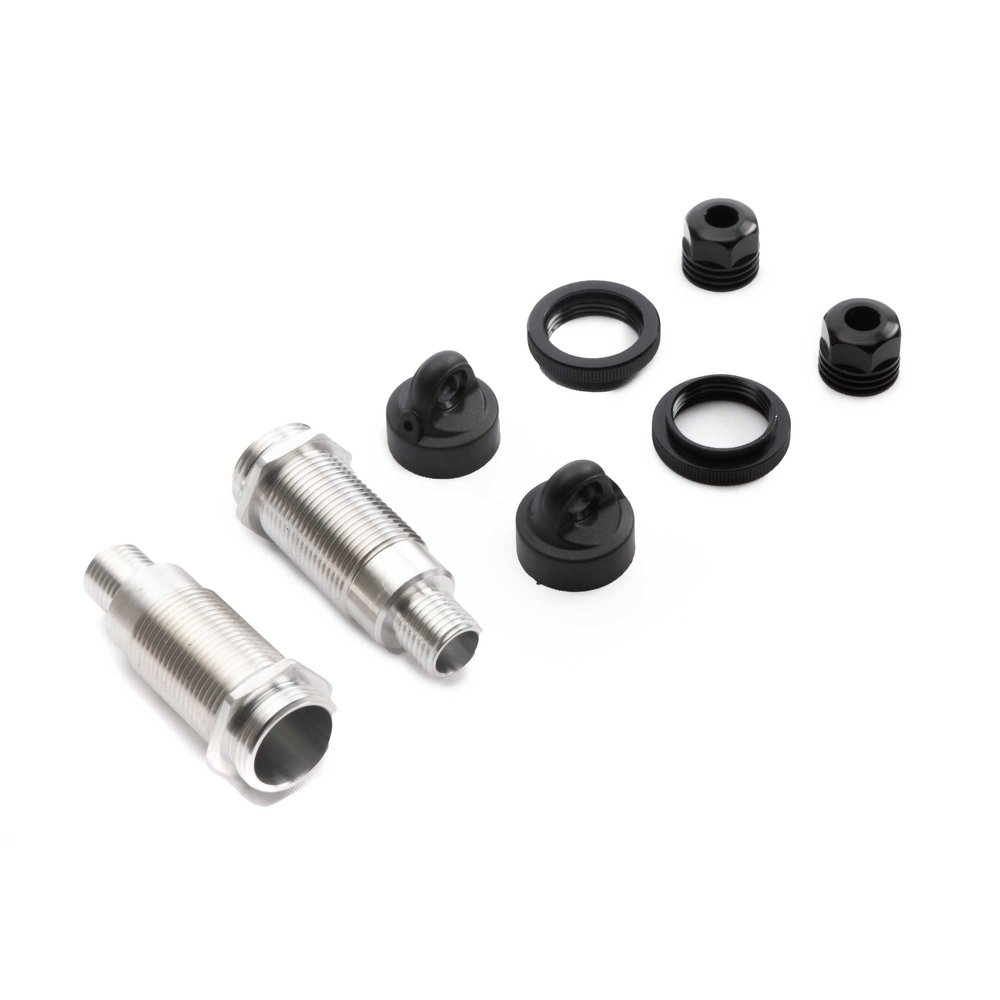 Axial SCX6: Threaded Shock Body, Cap & Collar Set (2), AXI253000