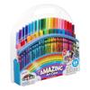 Cra-Z-Art 64pc Amazing Art Case featuring Vibrant, Crayons and Super Tip and Fineline Markers Great for Kids Ages 3 and Up view 2