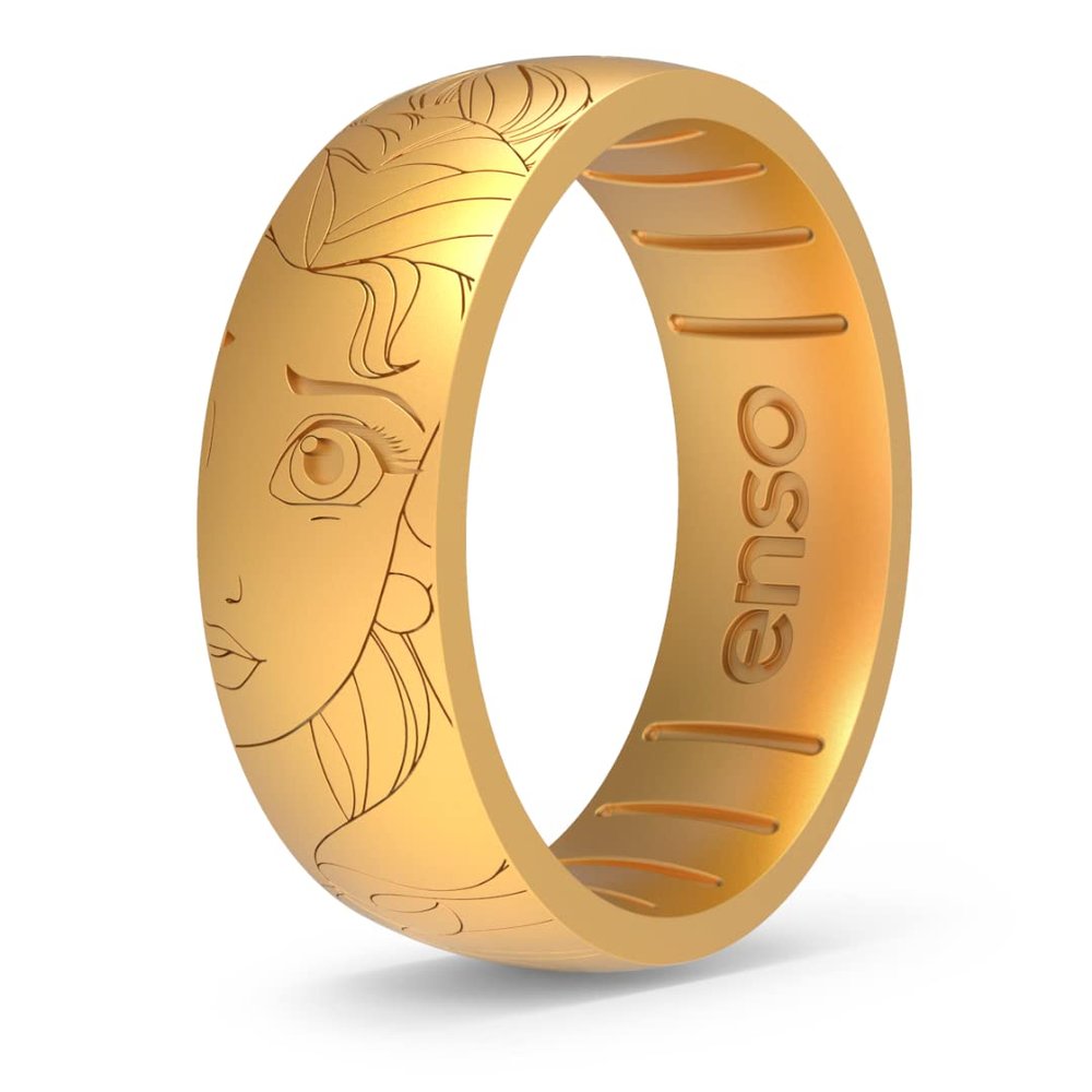 Enso Rings Disney Princess Silicone Ring - Belle - Gold - 13