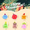 50 Pcs Christmas Squishy Toys, Christmas Party Favors Stocking Stuffers Xmas Gifts, Kawaii Mochi Squishies Sensory Squeeze Toys for Kids Christmas Party Favors Stocking Stuffers Gifts view 3
