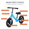 Birtech Balance Bike for 2-5 Year Old, 12 Inch Toddler Bike No Pedal Training Bicycle with Adjustable Seat Height, Airless Tire (Light Blue) view 2
