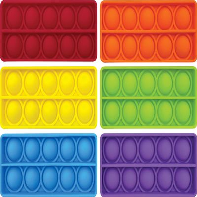 Teacher Created Resources Push and Pop Bubble Ten Frame Math Fidget Sensory Toy (Pack of Six) (TCR20110)
