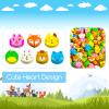 300 Pieces Mini Animal Erasers Assortment Kids Fun Tiny Novelty Pencil Bunny Erasers Bulk for Classroom Gift Rewards Party Favor (Animal) view 3