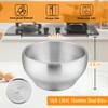 LIANYU Stainless Steel Kids Bowls, 12oz Small Kids Toddler Bowls Set of 6, Double-walled Stainless Steel, Feeding Child Dinner Lunch, Soup, Snack, Dishwasher Safe view 2