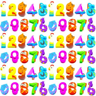 300 Pieces Mini Number Erasers Assortment Kids Fun Tiny Novelty Pencil Small Erasers Bulk for Classroom Gift Rewards Party Favor (Number)
