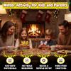 4E's Novelty Reindeer Christmas Ornament Craft for Kids (12 Pack) Updated Edition - Foam Bulk Arts and Crafts Kit for Kids Toddlers 4-8 DIY Craft Party Favor Activity Project view 2