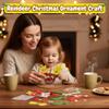 4E's Novelty Reindeer Christmas Ornament Craft for Kids (12 Pack) Updated Edition - Foam Bulk Arts and Crafts Kit for Kids Toddlers 4-8 DIY Craft Party Favor Activity Project view 3