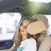Car Neck Headrest Pillow Cushion Seat Support Head Restraint Seat Pillow Headrest Neck Travel Sleeping Cushion for Kids Adults (Beige) view 2