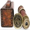 R S Enterprise Nautical Handheld Pirate Brass Telescope with Box/Case Sailor Home Decor Pirate Captain Boat Toy Gift (14 inch Dollond) Telescope view 3
