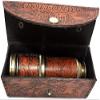 R S Enterprise Nautical Handheld Pirate Brass Telescope with Box/Case Sailor Home Decor Pirate Captain Boat Toy Gift (14 inch Dollond) Telescope view 4