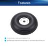 Heyiarbeit 1.75 inch RC Tire with Aluminum Alloy Hub for RC Car Airplane 1Pcs view 3