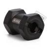 INJORA RC Hex Hub 12mm Brass Wheels Hex Hub Extension Black Hex Drive Adapter for 1/10 RC Crawler Axial SCX10 90046 D90 (15mm) view 3