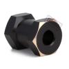 INJORA RC Hex Hub 12mm Brass Wheels Extension Black Drive Adapter for 1/10 RC Crawler Axial SCX10 90046 D90 (20mm) view 3