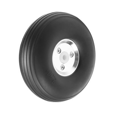 Heyiarbeit 2.5 inch RC Tire with Aluminum Alloy Hub for RC Car Airplane 1Pcs