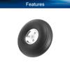 Heyiarbeit 2.5 inch RC Tire with Aluminum Alloy Hub for RC Car Airplane 1Pcs view 4