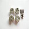 for RC 1:10 CAR CC01 TT01 HPI Sprint2 Silver Aluminum Hex Adapter 12MM Diameter,6MM Thickness,2MM Pins,4MM Middle Hole -4PCS Set view 1