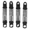 4Pcs RC Shock Absorber Metal Front Rear RC Car Spring Damper for D12 1/10 RC Car Upgrades Parts(black) view 1