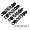 4Pcs RC Shock Absorber Metal Front Rear RC Car Spring Damper for D12 1/10 RC Car Upgrades Parts(black) view 2