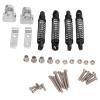 4Pcs RC Shock Absorber Metal Front Rear RC Car Spring Damper for D12 1/10 RC Car Upgrades Parts(black) view 3