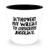 Unique Juggling Shot Glass, Introvert but Willing to Discuss Juggling, Cheap Gifts for Friends, Holiday Gifts view 1