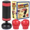 ArtCreativity Desk Punching Bag Set for Kids, 3 Piece Set Desktop Punching Bag with 1 Mini Punching Bag for Desk and 2 Gloves, Cool Mini Toys for Adults, Mini Boxing Gloves view 1