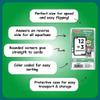 Duncan Flash Cards- Division, Green & White, (3704FC), Medium view 3