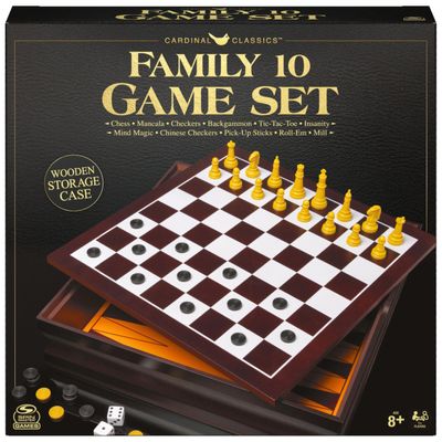Spin Master 6061808 Family 10 Classic Games Set