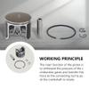 FLMLF Piston Kit 36 mm High Performance Pistons for 29CC 30.5CC Zenoah Cy Competition Engine Fit Hpi Baja FG Rovan King Motor Redcat view 4