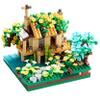 COZYMASS Architecture Port Cabin Building Set Model Kit and Gift for Adults Mini Blocks 600 PCS with 2 Figure view 1
