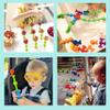 TOYARA 48 Piece Suction Cup Toys Construction Set, Silicone Building Blocks DIY Blocks - Sucker Toy are Fun Bath Toys, Fidget Toys for Toddlers 3-5 Old Boys and Girls view 2