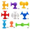 TOYARA 48 Piece Suction Cup Toys Construction Set, Silicone Building Blocks DIY Blocks - Sucker Toy are Fun Bath Toys, Fidget Toys for Toddlers 3-5 Old Boys and Girls view 3