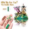 COZYMASS Architecture River Windmill Building Model Kit Micro Block Set Mini Blocks 600+ PCS with 2 Figure view 4