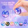 Chalyna 50 Pieces Galaxy Bouncy Balls Bulk Operation Christmas Items 32 mm Space Theme Bouncy Balls Rubber Bouncing Ball for Party Favors, Christmas Easter Gift Bag Filling, Birthday Party Supplies view 2