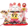 C H SZ CC Money Saving Creative chineseFortune Cat Decoration Ceramic Piggy Bank Cashier Opening Gift Home Decore Home Decor Coin Bank Savings Jar (Size : Large) view 1