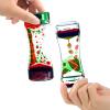 OCTTN Liquid Motion Bubbler Timer Set of 9 Great Desktop Liquid Timer for Fidget Toy, Rainbow Water Timer for Autism, Activity, Drip Oil Motion Bubble Toy Sensory Play for Office Home Desk Dcor view 2