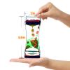 OCTTN Liquid Motion Bubbler Timer Set of 9 Great Desktop Liquid Timer for Fidget Toy, Rainbow Water Timer for Autism, Activity, Drip Oil Motion Bubble Toy Sensory Play for Office Home Desk Dcor view 3