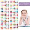 240 Piece Earrings 3D Gems Sticker Girls Sticker Earrings Self-Adhesive Glitter Craft Crystal Stickers (Style B) view 3