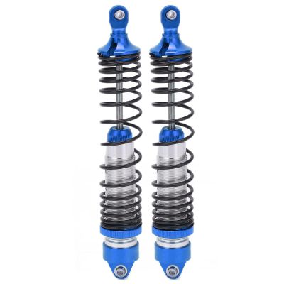 Alomejor RC Car Shock Absorber, 145mm Rear Air Suspension Shocks Damper Assembled Replacement Parts for 1/7 Remote Control Car(Navy Blue)