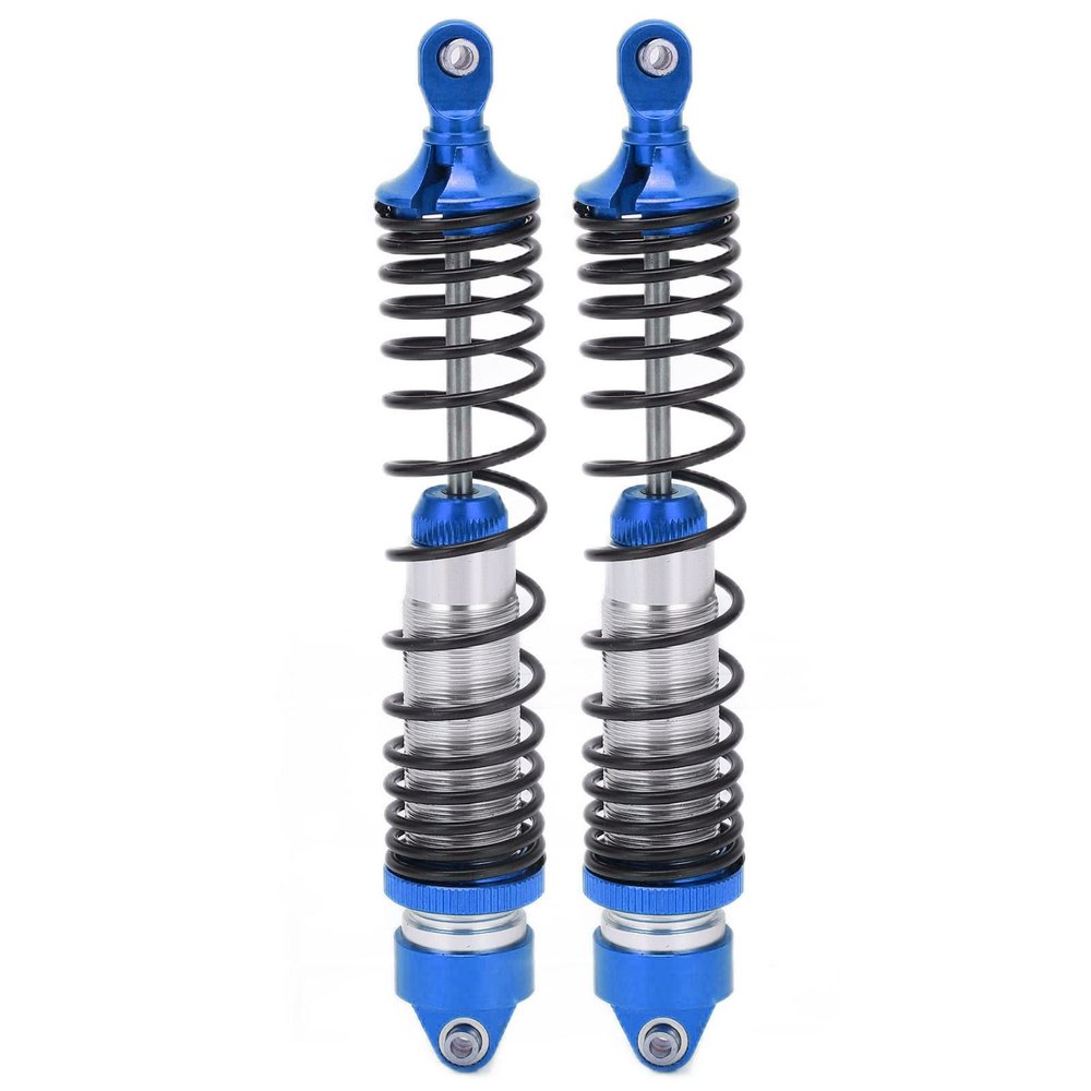 Alomejor RC Car Shock Absorber, 145mm Rear Air Suspension Shocks Damper Assembled Replacement Parts for 1/7 Remote Control Car(Navy Blue)