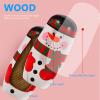 FOMIYES Nesting Dolls Christmas Russian Nesting Dolls Matryoshka Wood Stacking Nested Set 5Pcs Handmade Wooden Stacking Toys view 3