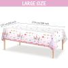 3 Pieces Unicorn Tablecloth Unicorn Table Covers Unicorn Themed Table Cloth Disposable Plastic Magical Unicorn Tablecloth for Birthday Baby Shower Decoration Party Supplies, 108 x 54 Inches view 2