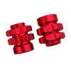 Aluminum 17mm Hex Wheel Hub Adapters for 1/10 Traxxas Summit Losi Baja Rey (Set of 4) (Red) view 4