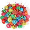 Aoriher Wood Spinning Tops for Kids, Colorful Wooden Gyroscopes Toy, Educational Kindergarten Toys, Rainbow Spin Tops for Games Party Favors Birthday Gifts(24 Pieces) view 1