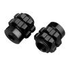 Aluminum 17mm Hex Wheel Hub Adapters for 1/10 Traxxas Summit Losi Baja Rey (Set of 4) (Black) view 3